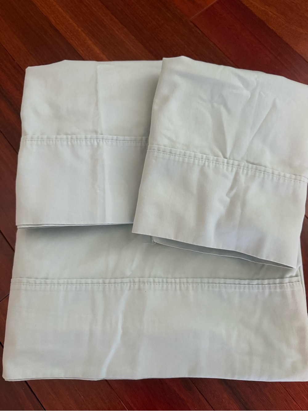Hotel Collection Flat Sheet Queen W 2 Pillowcases Soft Aqua 400 Ct Egyptian Cott